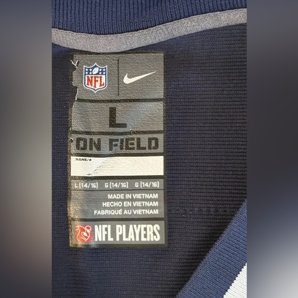 Nike Julian Edelman 11 Jersey Youth 14/16 Large New England Patriots Super Bowl - Picture 9 of 11